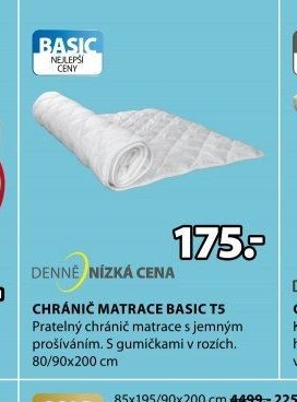 BASIC CHRÁNIČ MATRACE BASIC T5