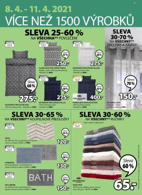 aktuální leták Jysk 8.4.2021-21.4.2021
