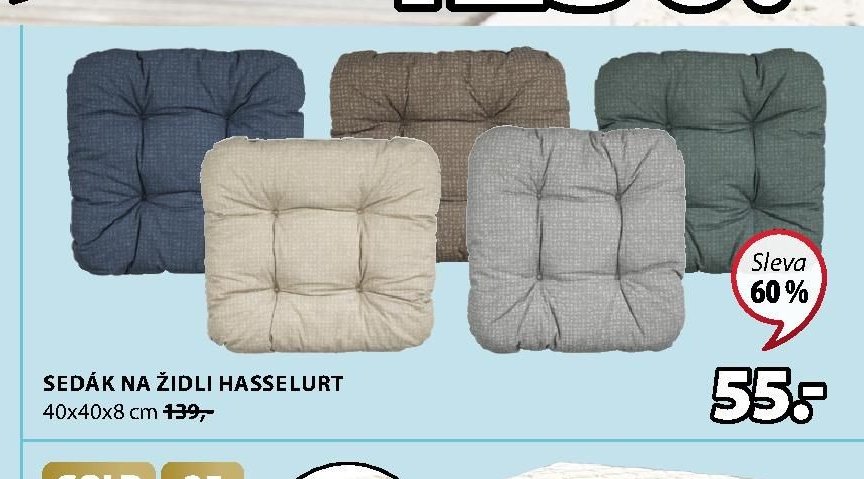 Sedák na židli HASSELURT