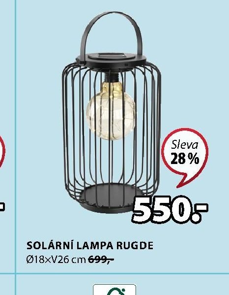 Solární lampa RUGDE