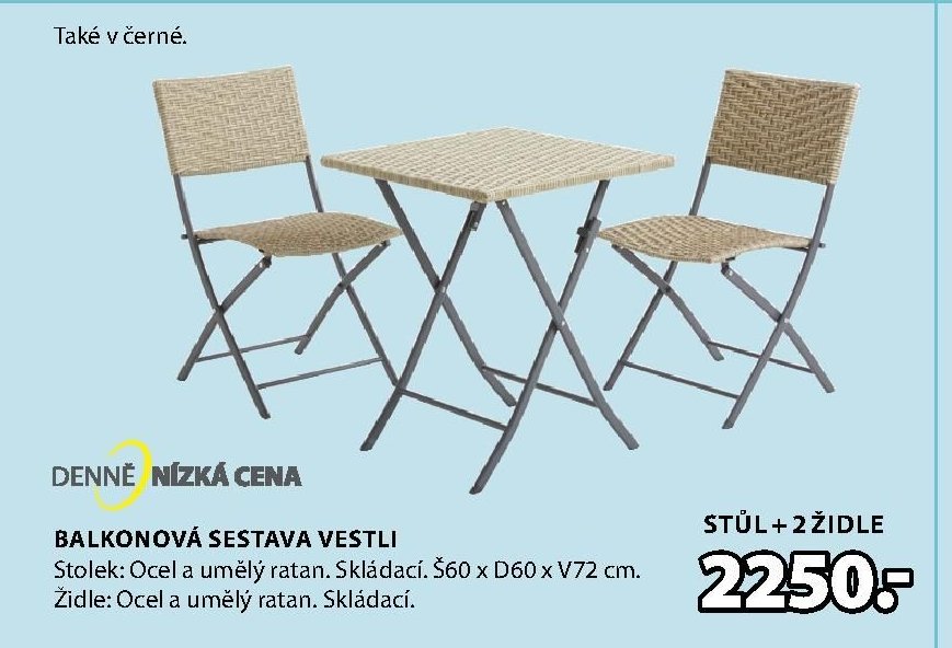Balkonová sestava VESTLI