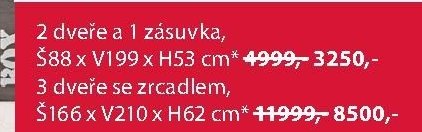 Stěna do chodby TERPET (verze se zásuvkou)