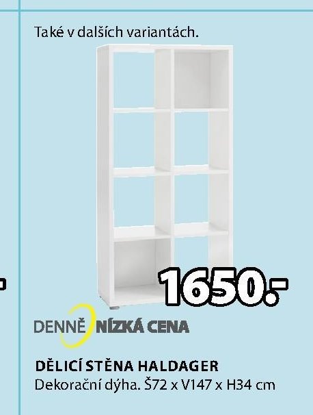 DĚLICÍ STĚNA HALDAGER