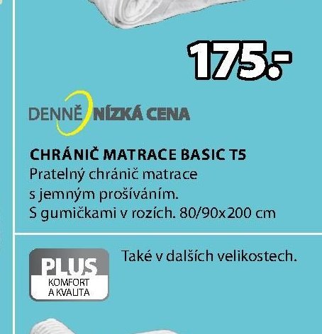 CHRÁNIČ MATRACE BASIC T5