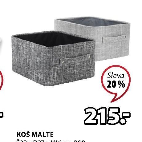 Koš MALTE - Jysk aktualniletaky.eu