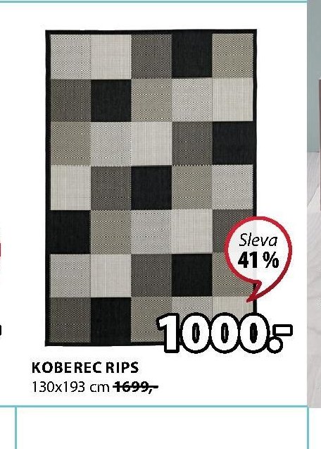 KOBEREC RIPS 130x193 cm - Jysk aktualniletaky.eu