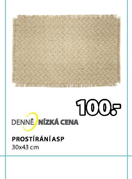 PROSTÍRÁNÍ ASP 30x43 cm - Jysk aktualniletaky.eu
