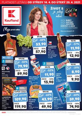 aktuální leták Kaufland 14.4.2021-20.4.2021