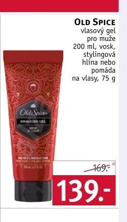 Old Spice vlasový gel, vosk nebo pomáda