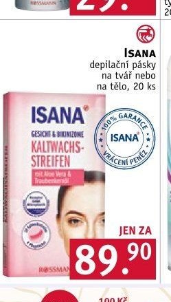 Isana depilační pásky 20 ks