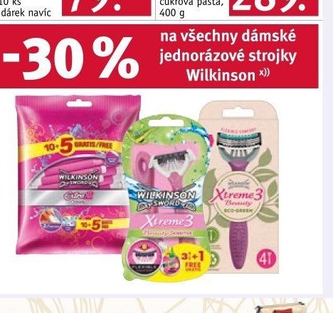 Wilkinson jednorázové strojky