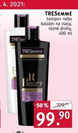 TRESEMMÉ šampon nebo balzám na vlasy, různé druhy, 400 ml
