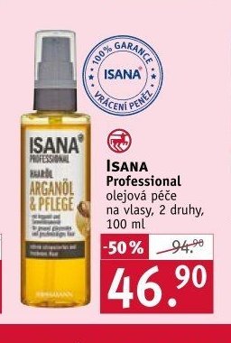 ISANA Professional olejová péče na vlasy, 2 druhy, 100 ml