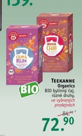 TEEKANNE Organics BIO bylinný čaj
