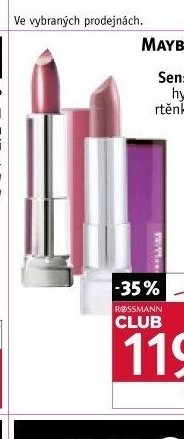 Maybelline Color Sensational rtěnka