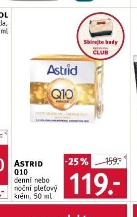 Astrid Q10 denní nebo noční pleťový krém