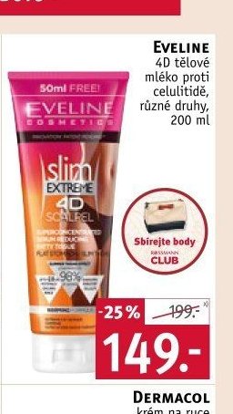 Eveline 4D tělové mléko