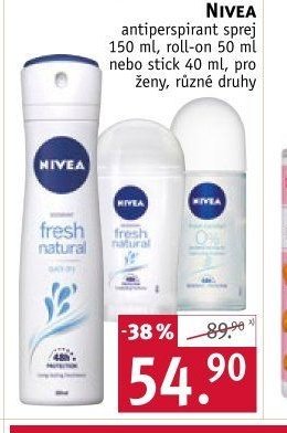 Nivea antiperspirant sprej / roll-on / stick