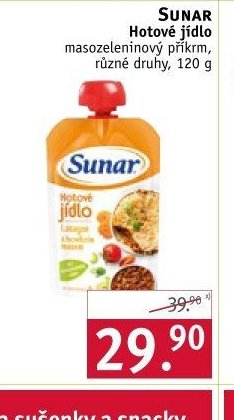 Sunar Hotové jídlo