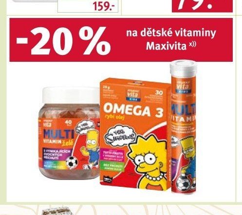 Maxivita dětské vitamíny