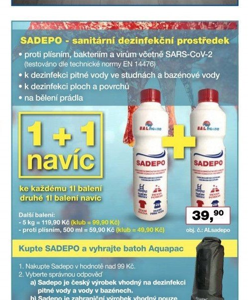 SADEPO - sanitární dezinfekční prostředek