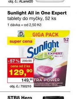 Sunlight All in One Expert tablety do myčky