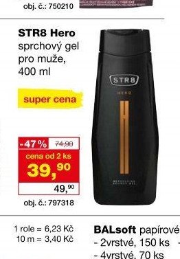 STR8 Hero sprchový gel
