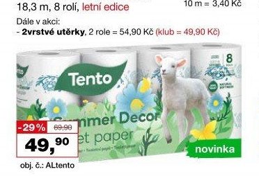 Tento 3vrstvý toaletní papír