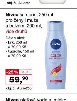 Nivea šampon, 250 ml pro ženy i muže a balzám, 200 ml, více druhů