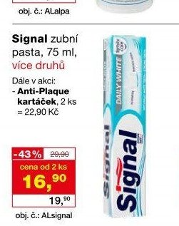 Signal zubní pasta, 75 ml, více druhů