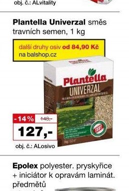 Plantella Univerzal směs travních semen