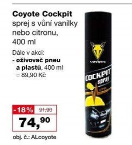 Coyote Cockpit sprej