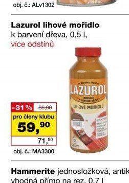 Lazurol lihové mořidlo k barvení dřeva, 0,5 l, více odstínů