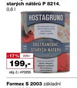 Hostagrund Odstraňovač starých nátěrů P 8214, 0,6 l