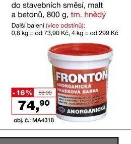 Fronton prášková barva, 800 g