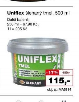 Uniflex šlehaný tmel, 500 ml