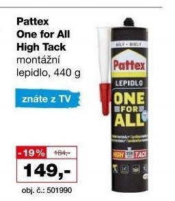 Pattex One for All High Tack montážní lepidlo, 440 g
