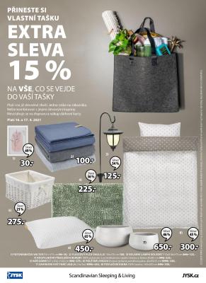 aktuální leták Jysk 15.4.2021-28.4.2021