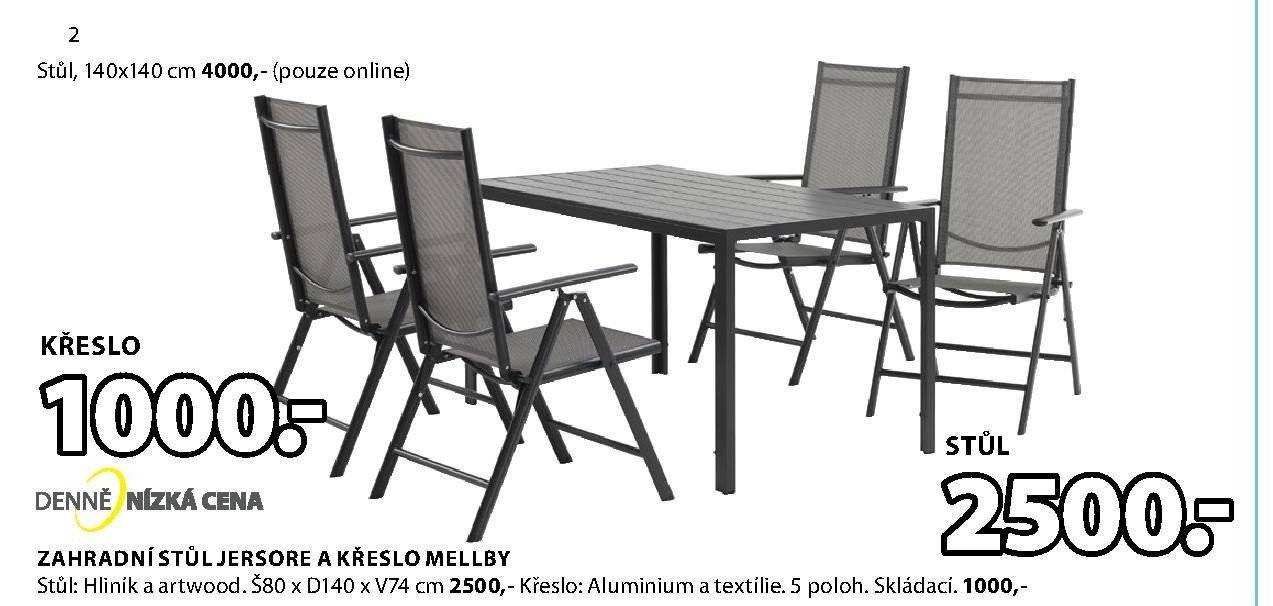 Stůl 140x140 cm