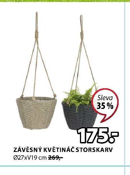 Závěsný květináč STORSKARV