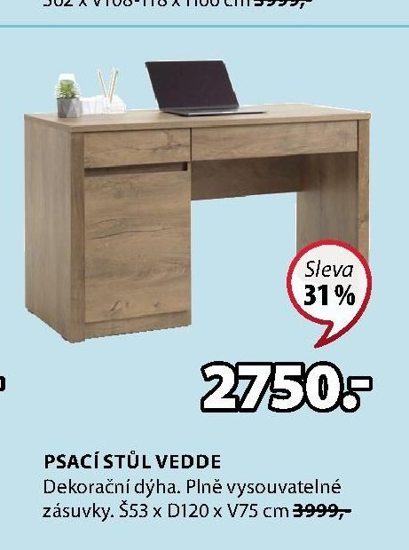 PSACÍ STŮL VEDDE