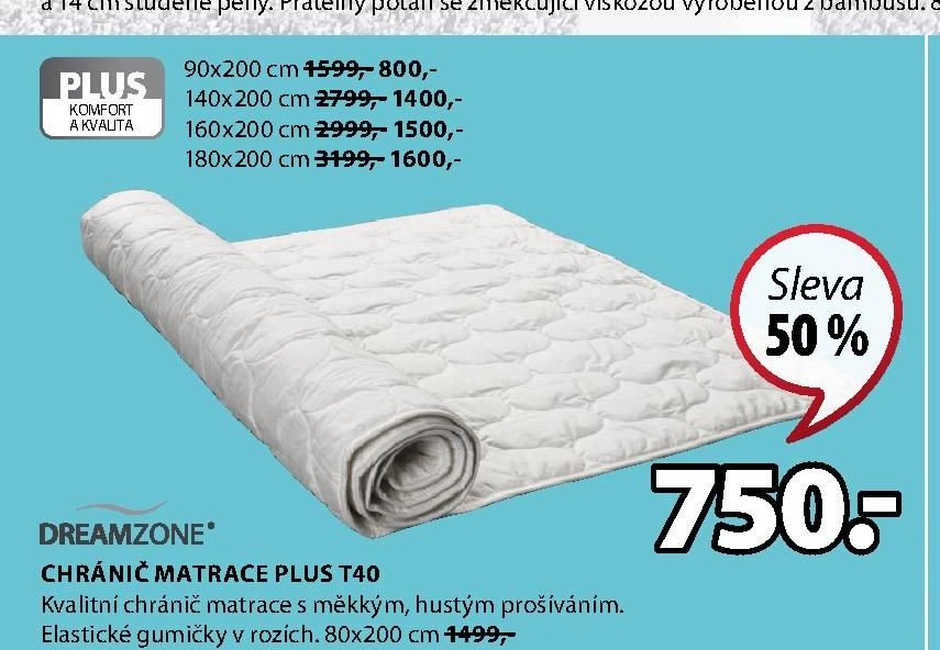 Chránič matrace PLUS T40