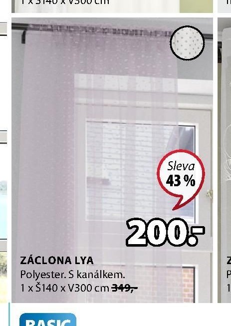ZÁCLONA LYA