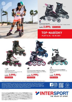 aktuální leták Intersport 14.4.2021-2.5.2021