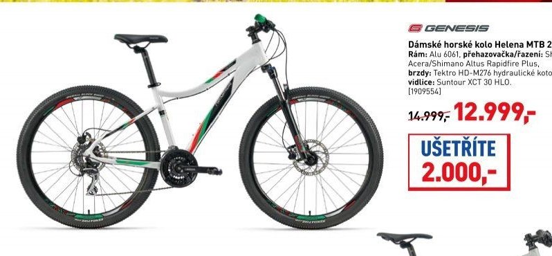 Dámské horské kolo Helena MTB 27,5