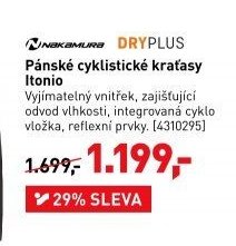 Pánské cyklistické kraťasy Itonio