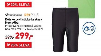 Dětské cyklistické kraťasy New Alba