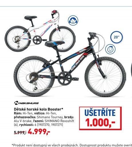 Dětské horské kolo Booster
