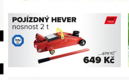POJÍZDNÝ HEVER nosnost 2 t