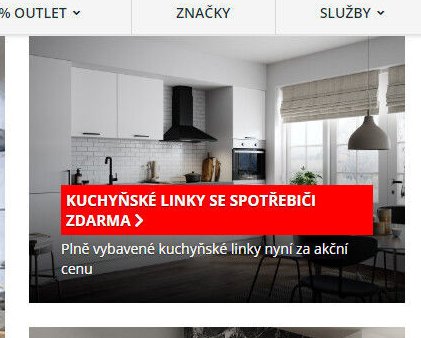 Kuchyňské linky se spotřebiči zdarma